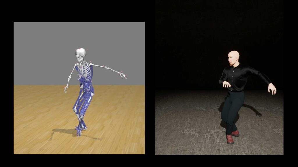 Simulation and Metahuman animation
